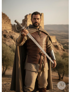 Épée Colada Cid, finition rustique 2