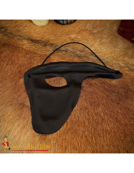 Masque d'opéra en cuir, touche...