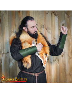 Brassards en cuir pour ranger avec gravure Minas Tirith 2