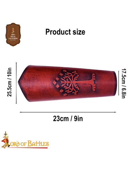 Brassards en cuir ranger Minas Tirith...