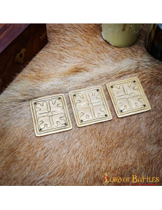 Set de 3 pièces décoration cingulum romain en laiton