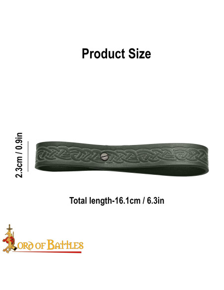 Sangle en cuir celtique artisanale...