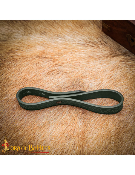 Sangle en cuir celtique artisanale...