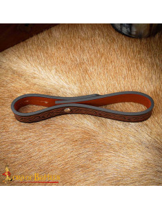 Courroie en cuir celtique artisanale pour chope... 2