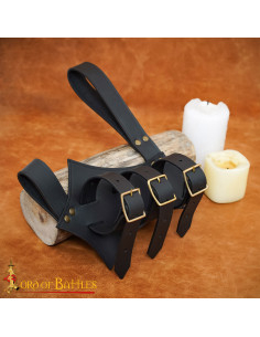 Boucle en laiton massif médiévale 2,3 cm pour ceinturons 2