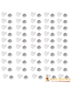 Pack de 50 clous décoratifs médiévaux en acier de 7 mm pour
