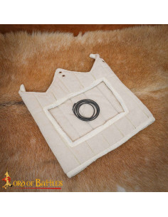 Doublure rembourrée en toile pour casque médiéval 2