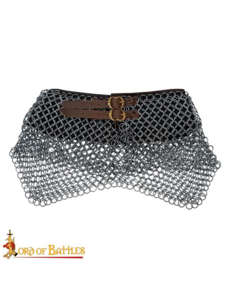 Gorge de maille médiévale en acier...