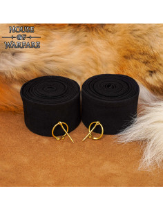 Manchons en toile de coton vikings pour jeu de rôle médiéval