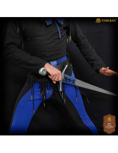 Étrier en cuir véritable médiéval ajustable, main droite 2