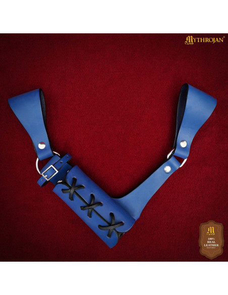 Étrier en cuir véritable médiéval...