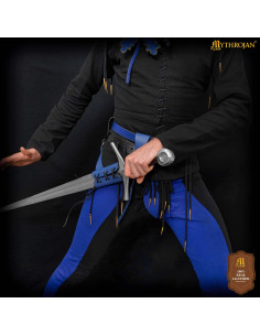 Étui en cuir véritable médiéval ajustable, main gauche 2