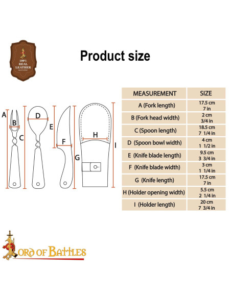 Ensemble de couverts médiévaux en...