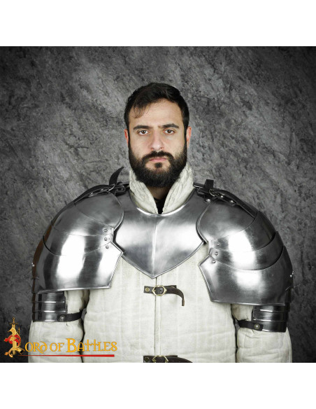 Épaulières médiévales pour cosplay et...