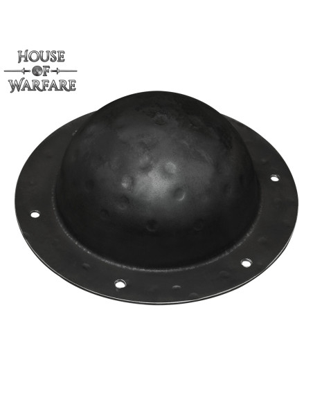 Umbo bouclier acier noir prêt au...