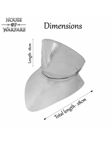 Cuirasse en acier authentic du XVe...
