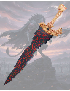 Réplique non officielle de l'Épée Maliketh d'Elden Ring,...