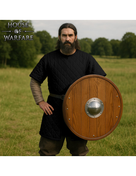 Gambison médiéval rembourré à manches...