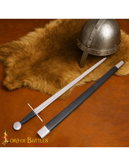 Épée Viking en Acier Templé Forgée à...