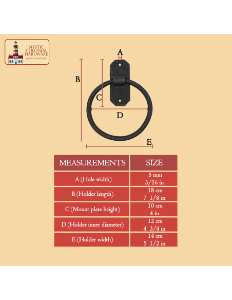 Porte-serviettes rustique en fer...