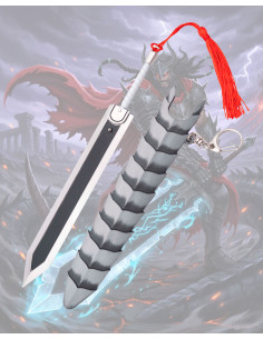 Porte-clés mini épée du Tueur de Dragons de Berserk, avec...