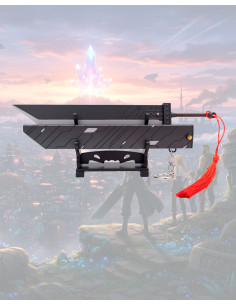 Porte-clés mini épée de Final Fantasy, avec support. 2