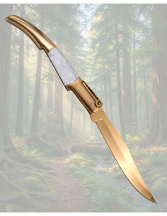 Couteau à cran d'arrêt Third Série Mi Gitana Or (24 cm) 2