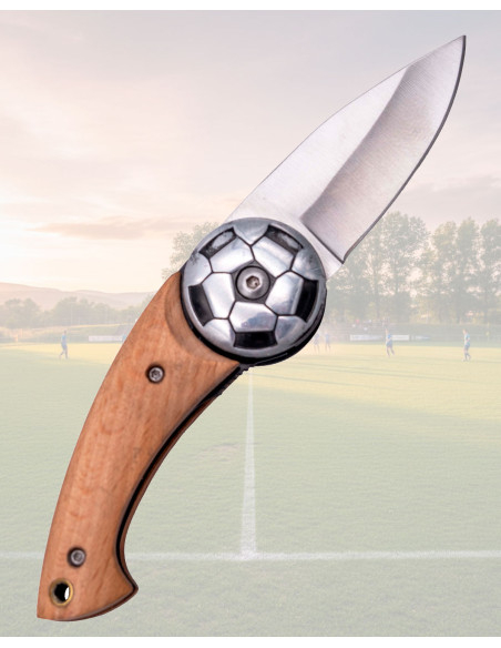 Couteau de collection football ballon...