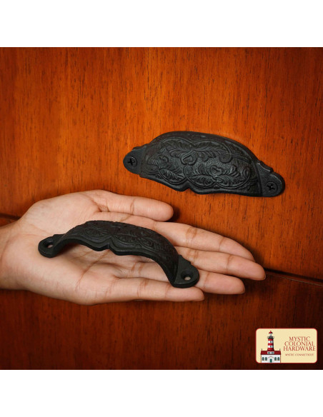 Poignée rustique en fonte en forme de...