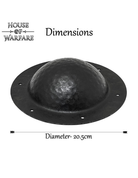 Umbo en acier noir forgé pour...