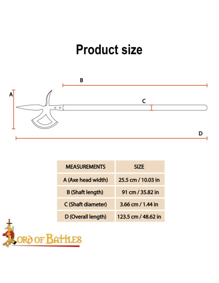 Hallebardes médiévales XVIe s. en...