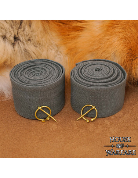 Bande de coton gris viking