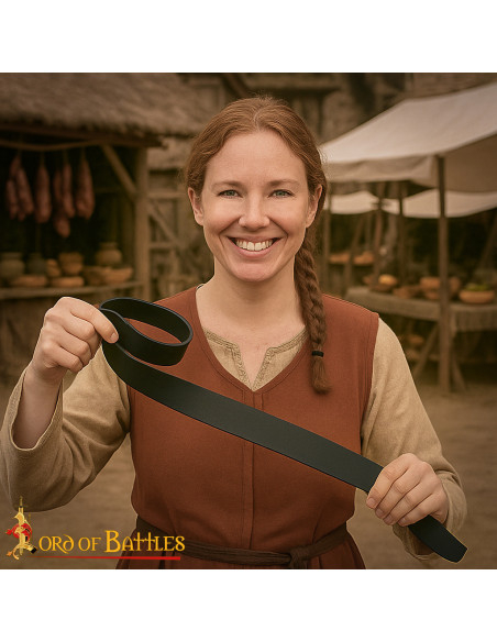 Bande en cuir véritable pour ceinture...