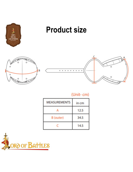 Genouillères médiévales en acier...