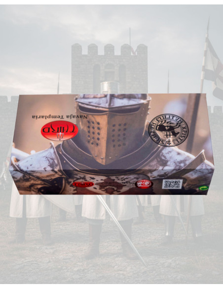 Couteau templier noir de collection...