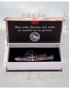 Couteau Third Templaria 3D Hêtre Collection Acier 8,1 cm