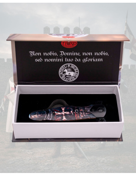 Couteau Third Templaria 3D Hêtre...