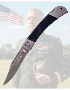 Couteau pliant Tramuntana Knives Coronel G10 titane gris,...