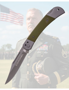 Couteau Tramuntana Coronel G10 titane gris 9.5 cm