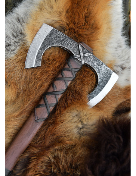 Hache vikingue double pour LARP,...