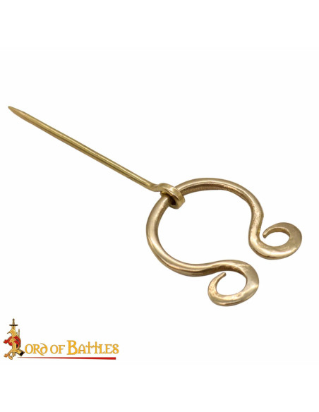 Fermoir viking pour cape en laiton...