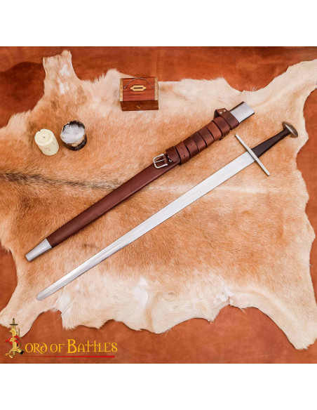 Épée normande Type XI en acier trempé...