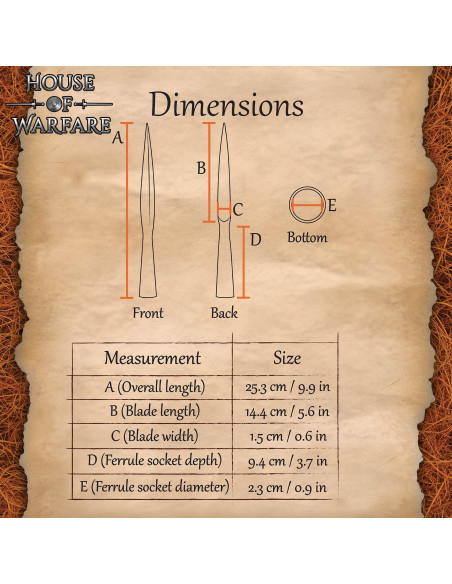 Pointe de lance viking forger à la...