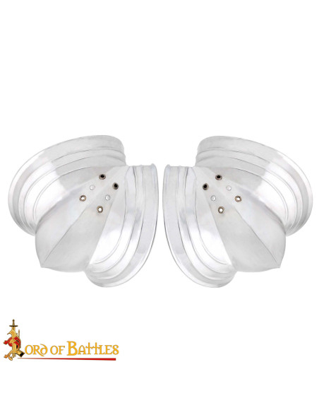 Coudières médiévales en acier 18G...