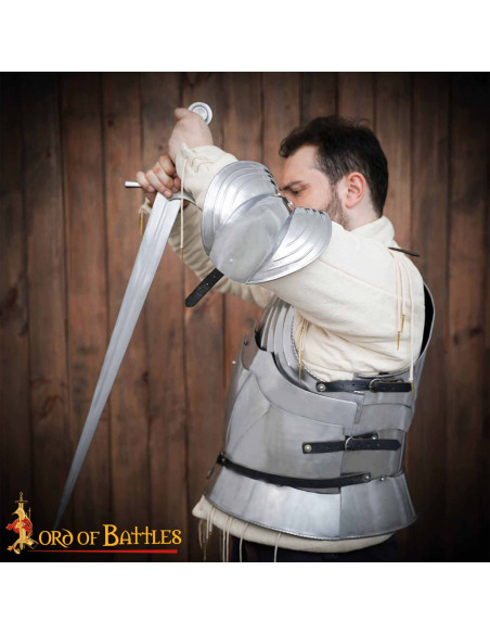 Coudières médiévales en acier 18G...