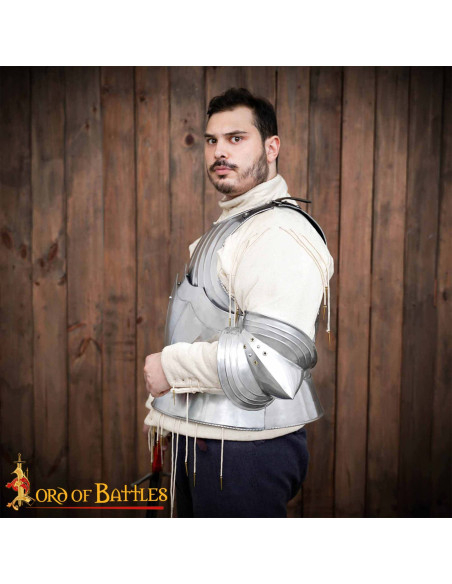 Coudières médiévales en acier 18G...