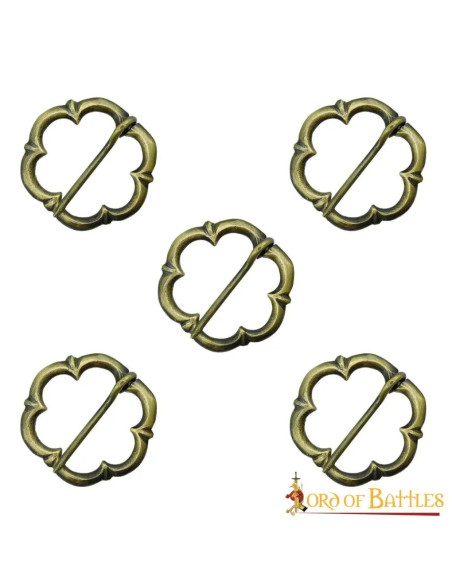 Ensemble de 5 Broches Anulaires...