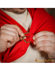 Ensemble de 5 Broches Anulaires Médiévales Recrée Historique 2