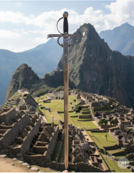 Épée Francisco Pizarro, rustique