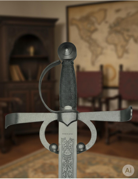 Épée Francisco Pizarro, rustique